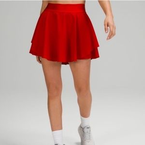 Lululemon Court Rival High Rise, Size 8, Dark Red